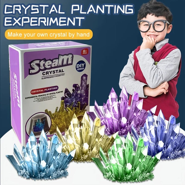DIY Crystal Growing Science Kit – Kids Educational Experiment Toy