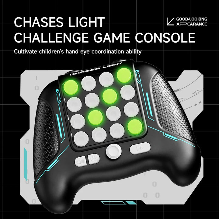Electronic Light-Up Pop Game Console