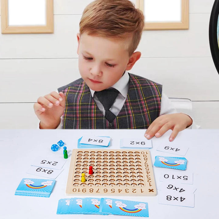 Montessori Wooden 99 Multiplication Board