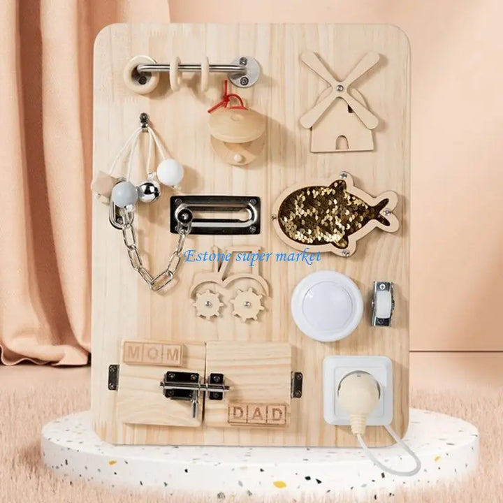 Montessori Sensory Board – Educational Learning Toy for Kids