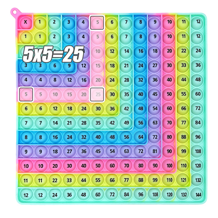 Wooden Multiplication Math Board