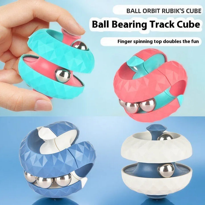 Track Ball Fidget Cube – Anti-Stress Sensory Toy for Kids with Autism