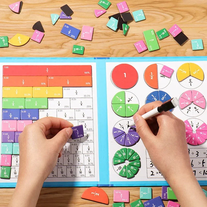 Montessori Magnetic Fraction Math Toy