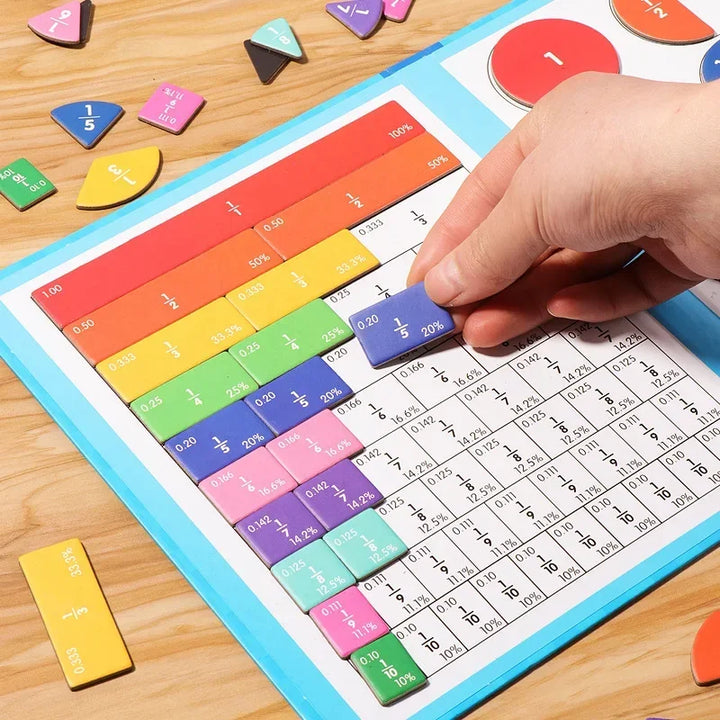 Montessori Magnetic Fraction Math Toy