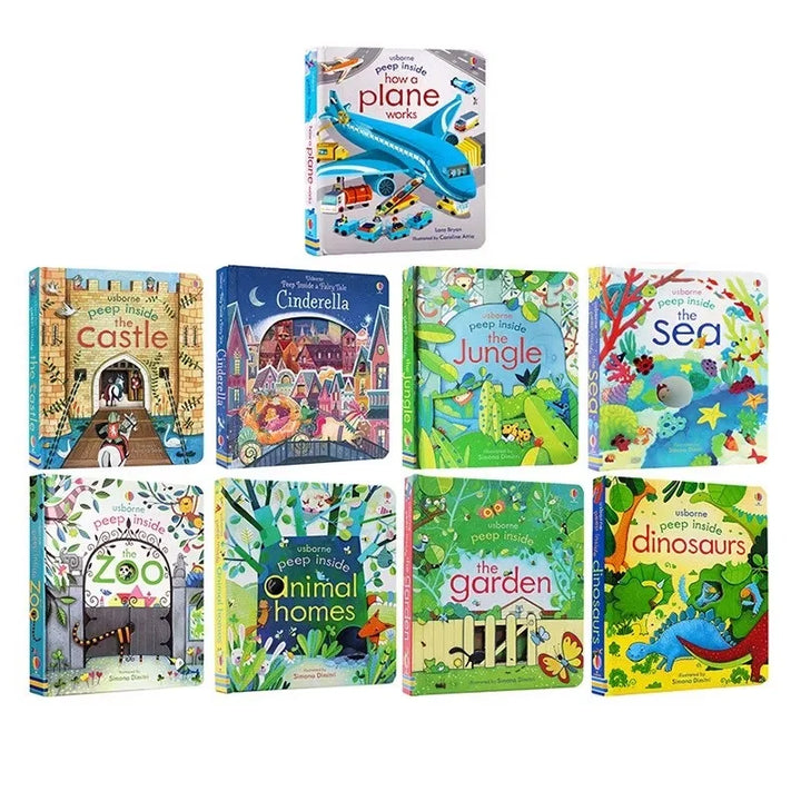 Peep Inside Usborne English Educational Picture Book for Kids