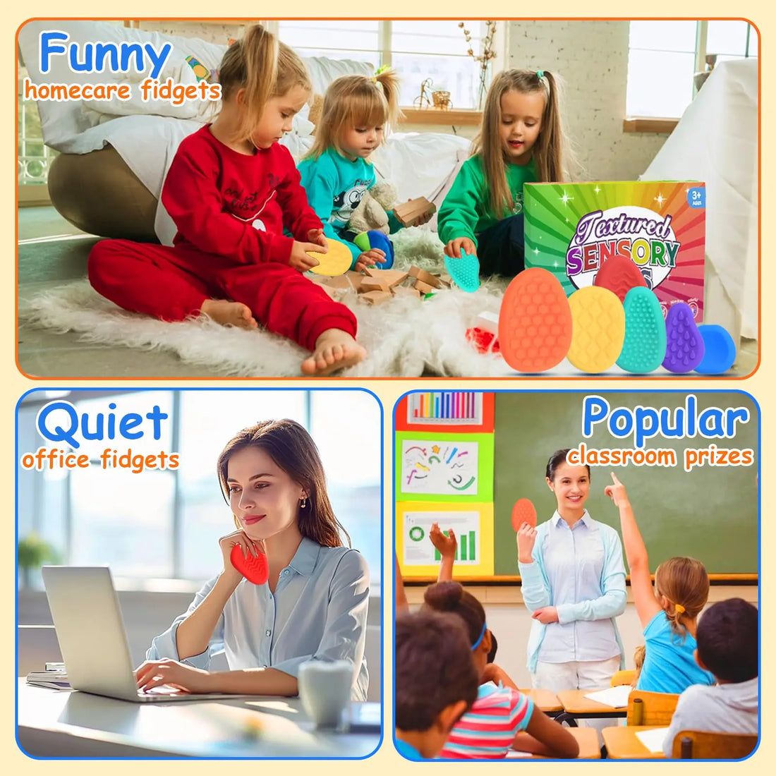 Sensory Stone – Stress Relief & Focus Toy for Kids and Adults