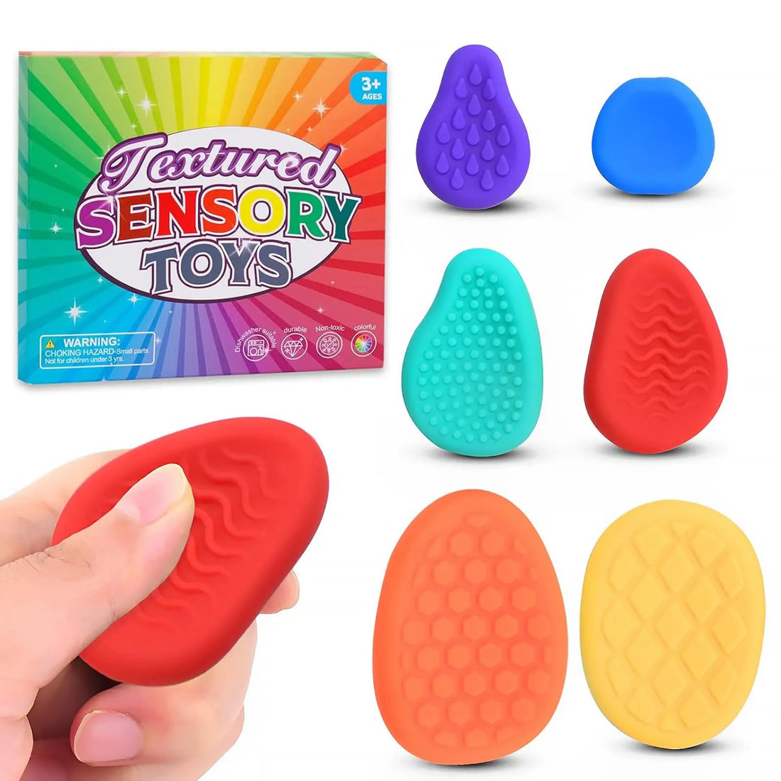 Sensory Stone – Stress Relief & Focus Toy for Kids and Adults