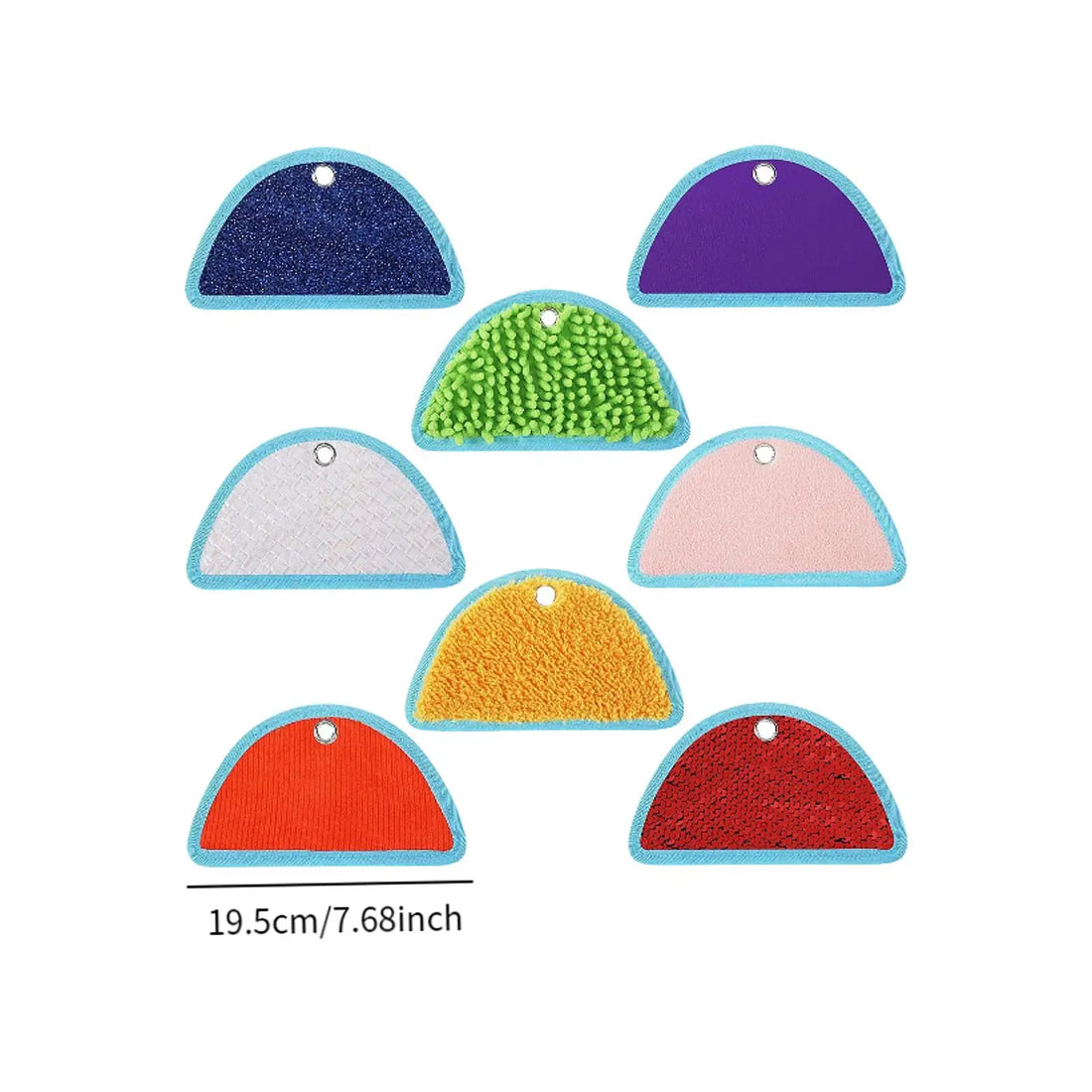 8pcs Felt Sensory Mats – Textured Exploration Tiles for Kids & Autism Learning