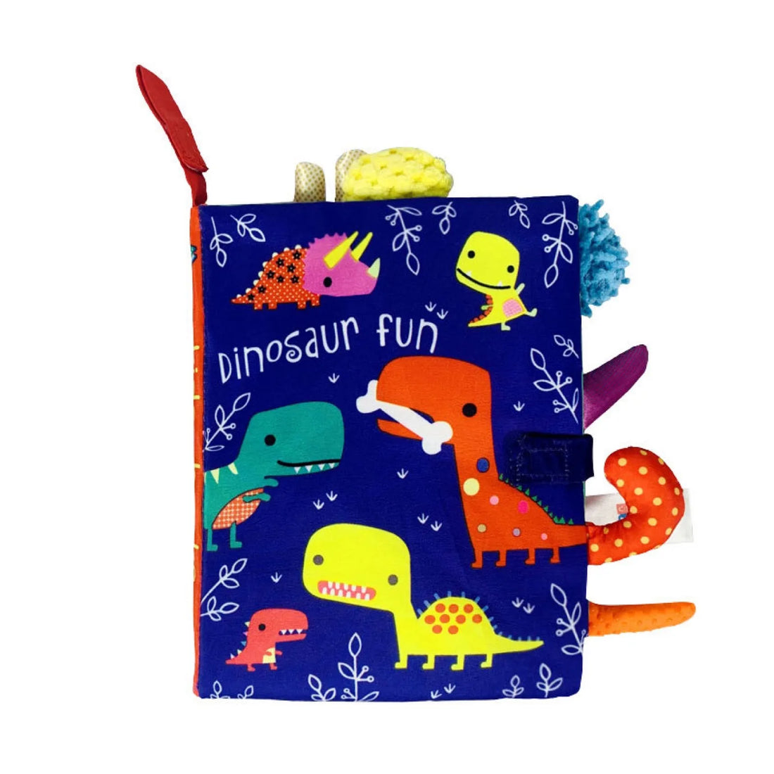 Baby Tail Cloth Book with Sound Paper & Rattle – Early Learning Toy