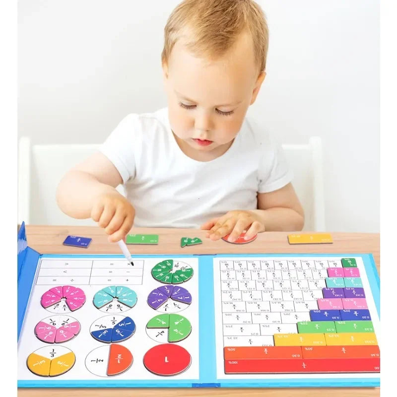 Montessori Magnetic Fraction Math Toy