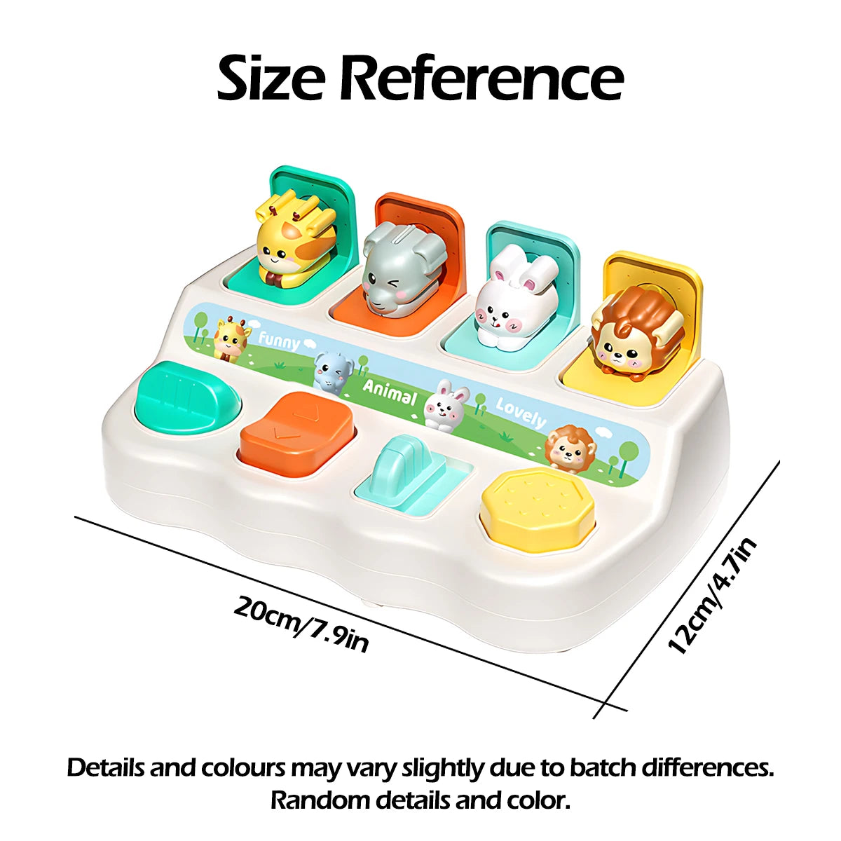 Montessori Pop-Up Animal Toy Box – Logic & Motor Skill Learning Toy