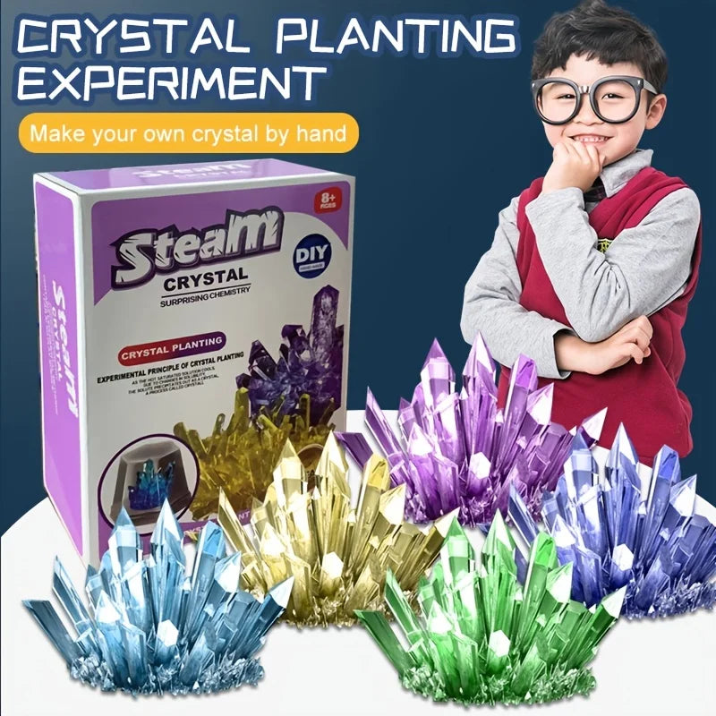 DIY Crystal Growing Science Kit – Kids Educational Experiment Toy