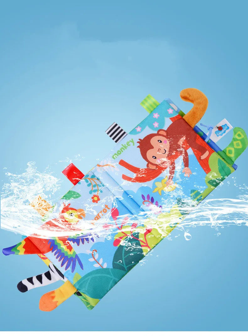 3D Visual Tail Cloth Book for Babies – Interactive Learning Toy