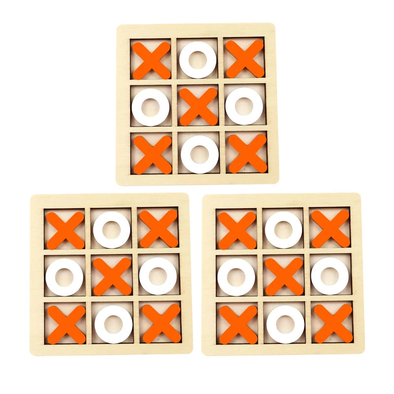 Montessori Wooden Mini Chess Puzzle
