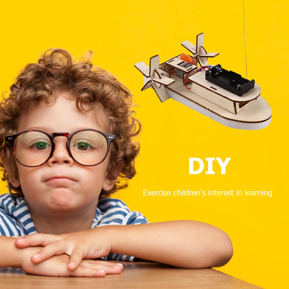 DIY 3D Wooden Car & Boat Science Experiment STEM Kit