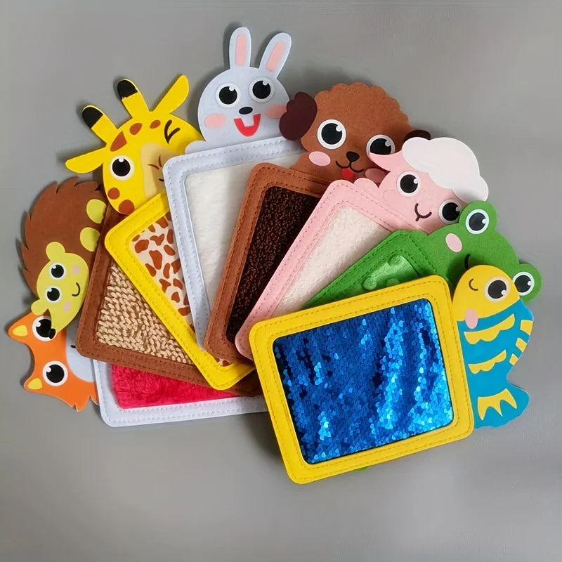 Baby Montessori Sensory Mat – Animal Cognition & Tactile Learning Toy