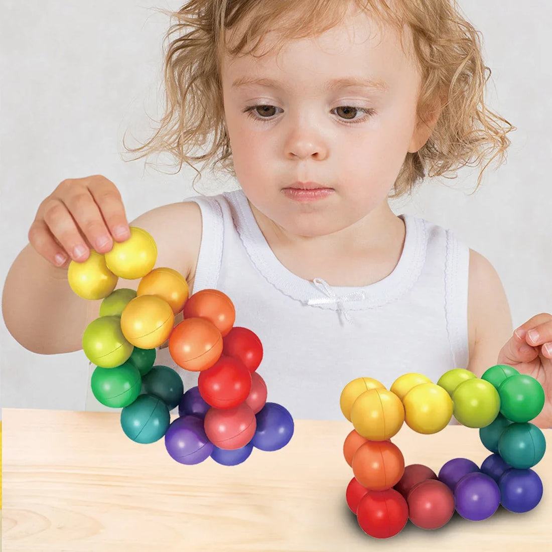 3D Rotating Sensory Fidget Balls – Educational Stress Relief Toy