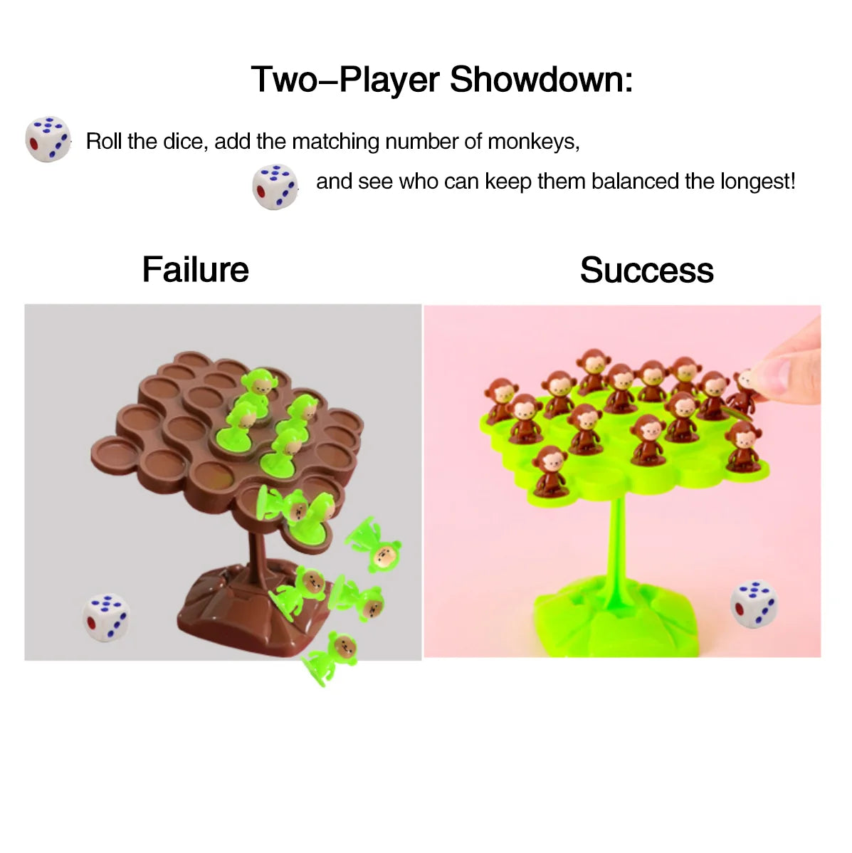 Monkey Balance Tree Game – Kids Focus & Parent-Child Interactive Toy