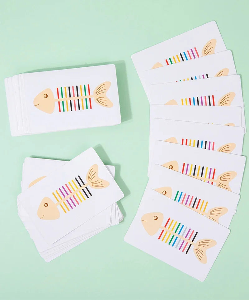 Montessori Fish Bone Matching Puzzle