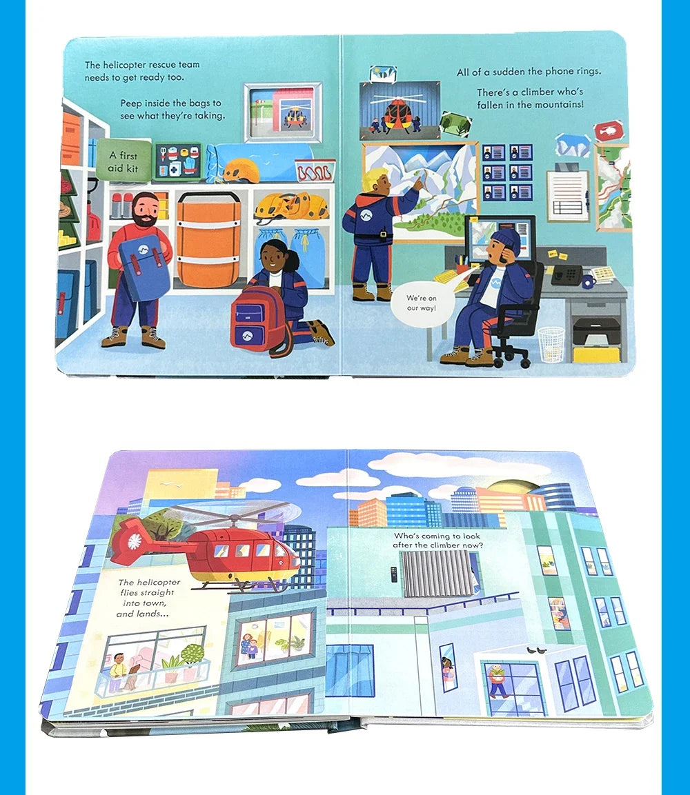 Usborne Peep Inside “How It Works” English Learning Science Book