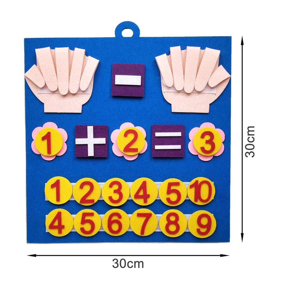 Montessori Felt Finger Numbers Toy