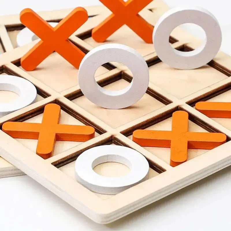 Montessori Wooden Mini Chess Puzzle