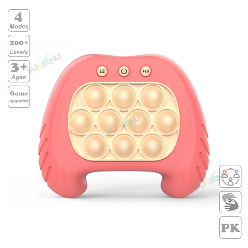 Electronic Light-Up Pop Game Console