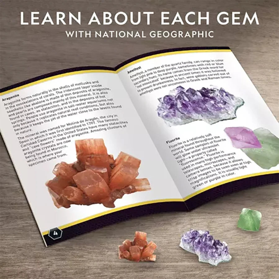 Gemstone Dig & Discover Kit – Kids Crystal Mining Educational Toy