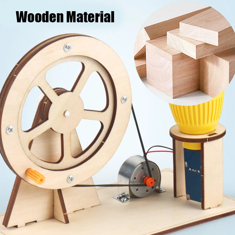 Wooden Hand Generator STEM Science Toy for Kids