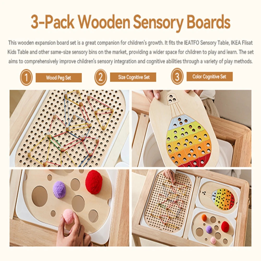 Montessori Sensory Tray Board – Classroom & Therapy Tool for Fine Motor Skills