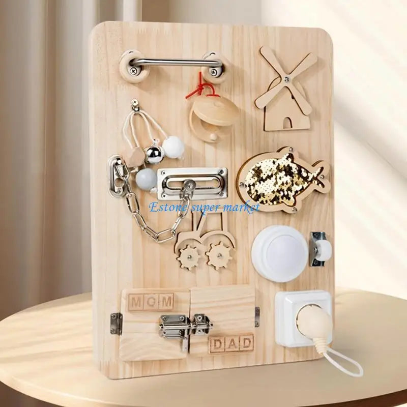 Montessori Sensory Board – Educational Learning Toy for Kids