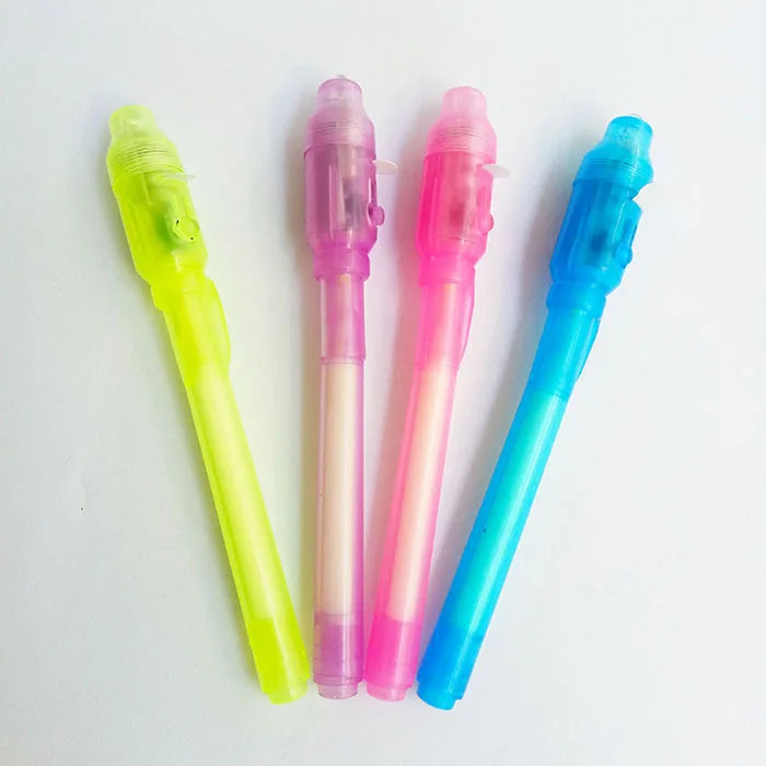 2-in-1 Luminous UV Light Invisible Ink Pens