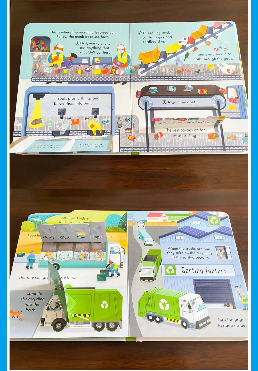 Usborne Peep Inside “How It Works” English Learning Science Book