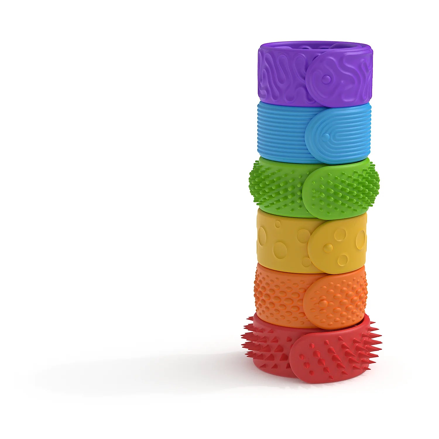 6pcs Silicone Sensory Fidget Slap Bracelets – Calming Toys for Kids with Autism