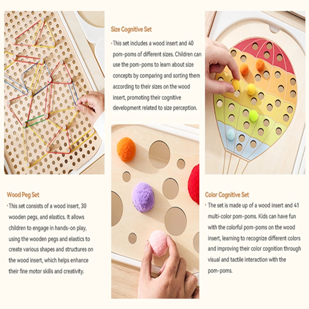 Montessori Sensory Tray Board – Classroom & Therapy Tool for Fine Motor Skills