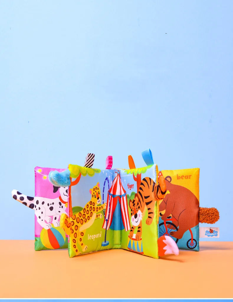 3D Visual Tail Cloth Book for Babies – Interactive Learning Toy