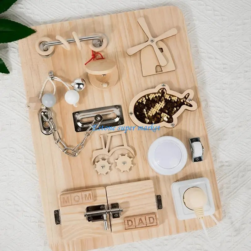 Montessori Sensory Board – Educational Learning Toy for Kids