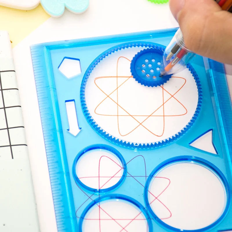 Geometry Spirograph Drawing Set