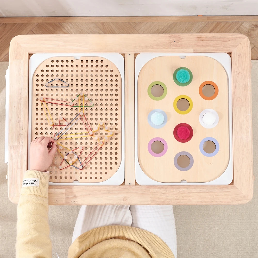 Montessori Sensory Tray Board – Classroom & Therapy Tool for Fine Motor Skills