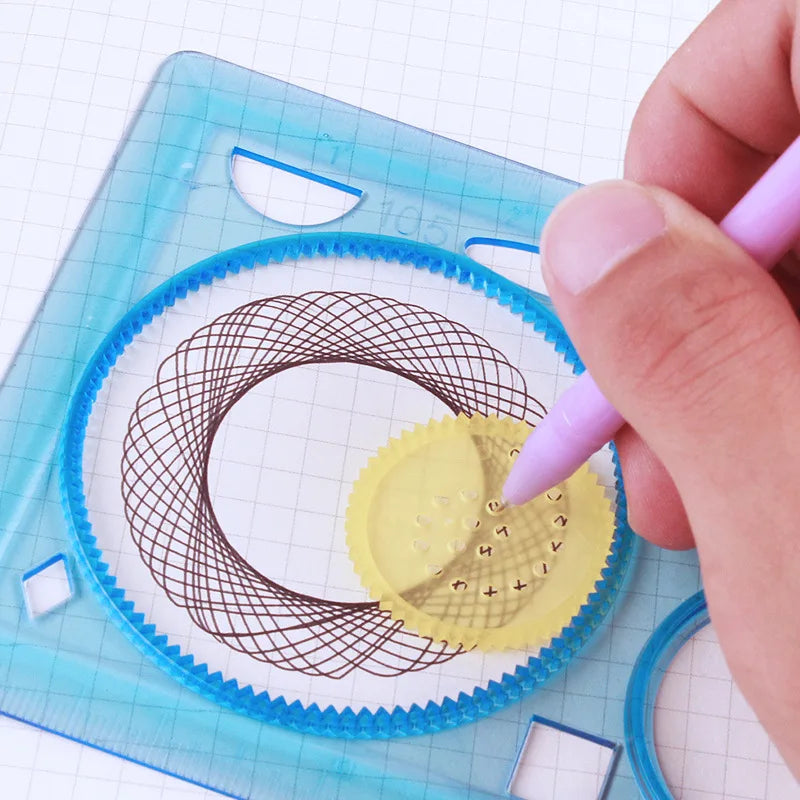 Geometry Spirograph Drawing Set