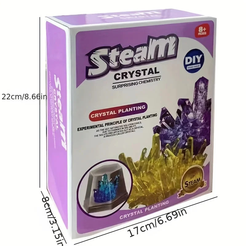 DIY Crystal Growing Science Kit – Kids Educational Experiment Toy