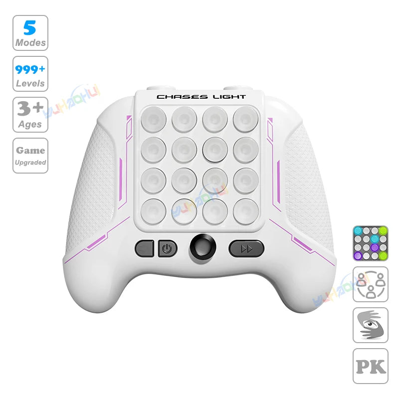 Electronic Light-Up Pop Game Console