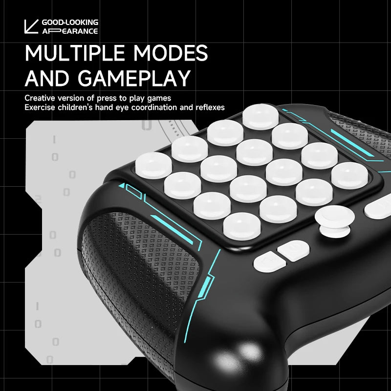 Electronic Light-Up Pop Game Console