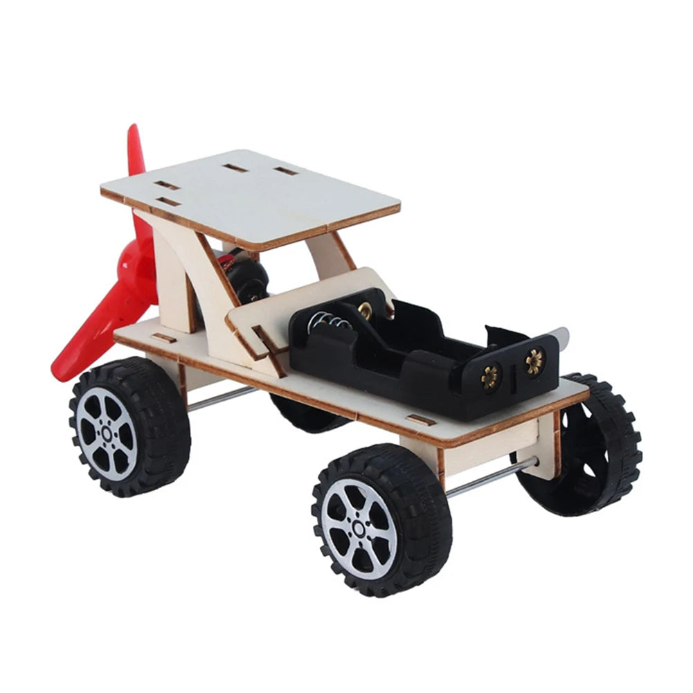 DIY 3D Wooden Car & Boat Science Experiment STEM Kit