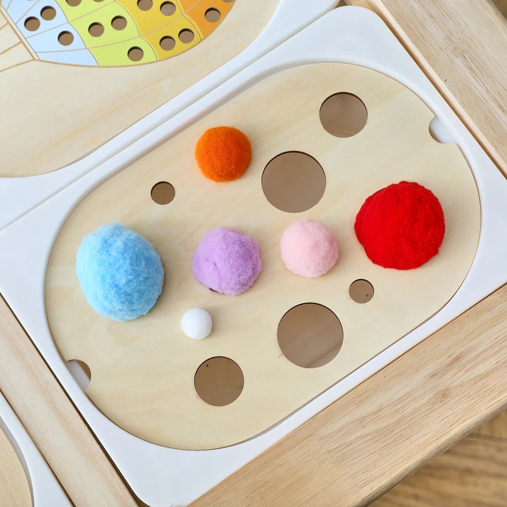 Montessori Sensory Tray Board – Classroom & Therapy Tool for Fine Motor Skills