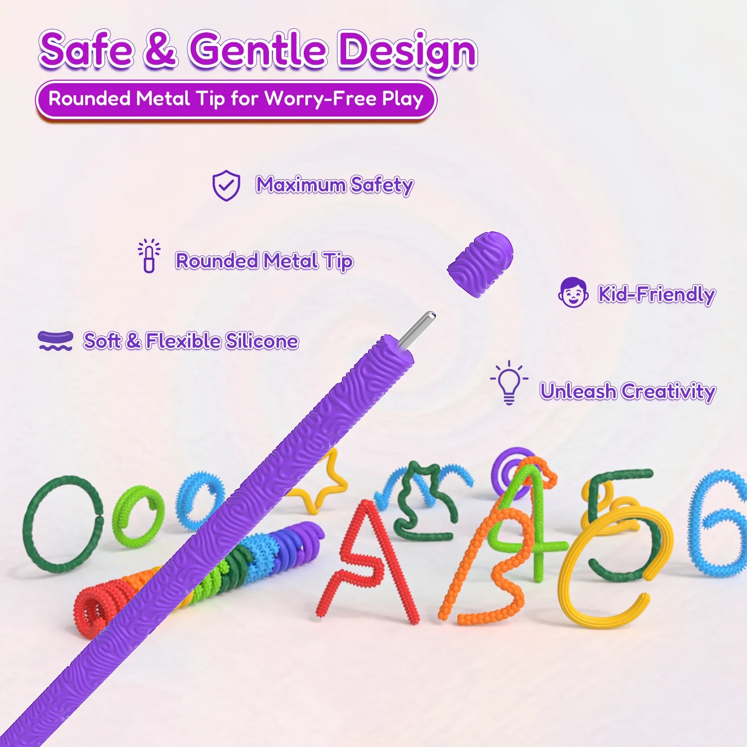 Fidget Sensory Sticks – Calming Anxiety Relief Toys for Kids & Students