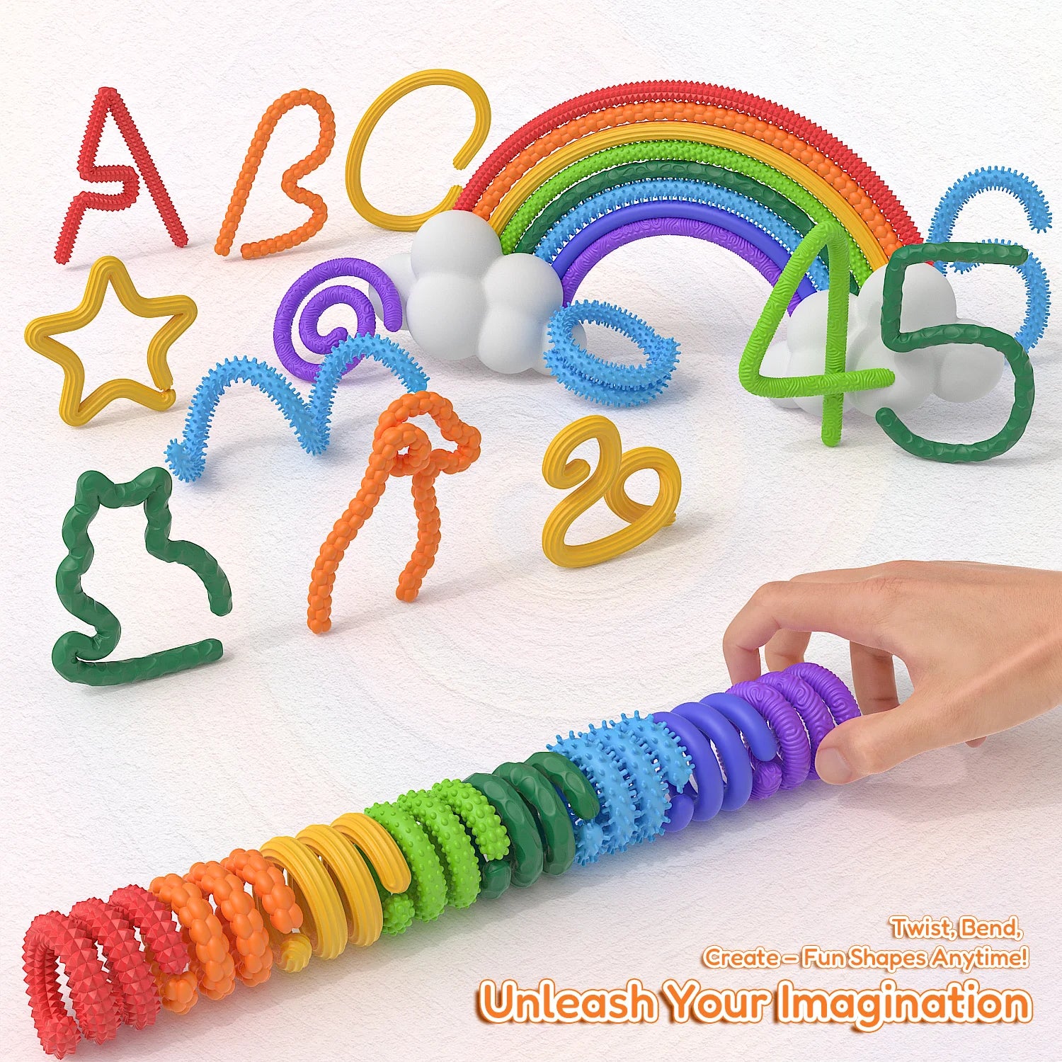 Fidget Sensory Sticks – Calming Anxiety Relief Toys for Kids & Students