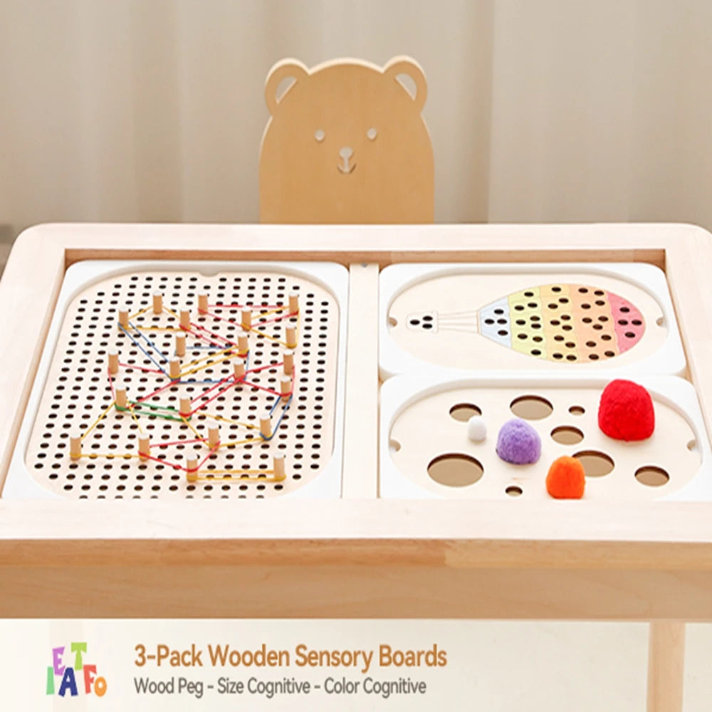 Montessori Sensory Tray Board – Classroom & Therapy Tool for Fine Motor Skills