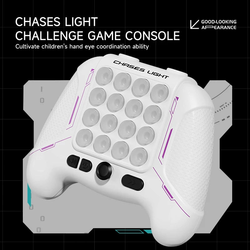Electronic Light-Up Pop Game Console