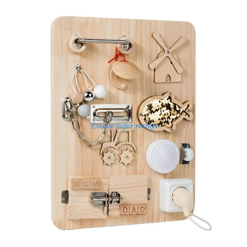 Montessori Sensory Board – Educational Learning Toy for Kids